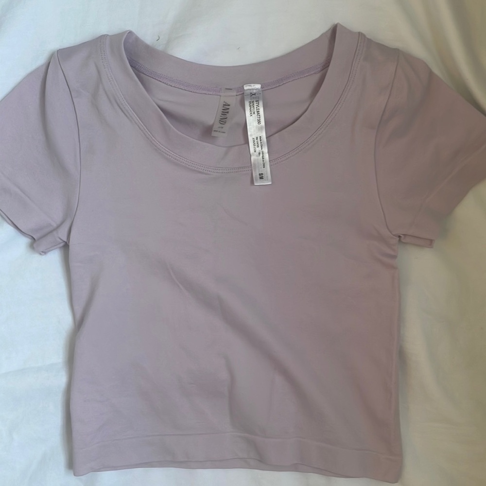 Lilac crop top